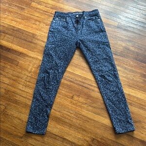 Michael Kors Blue Skinny Jeans Distressed Denim
